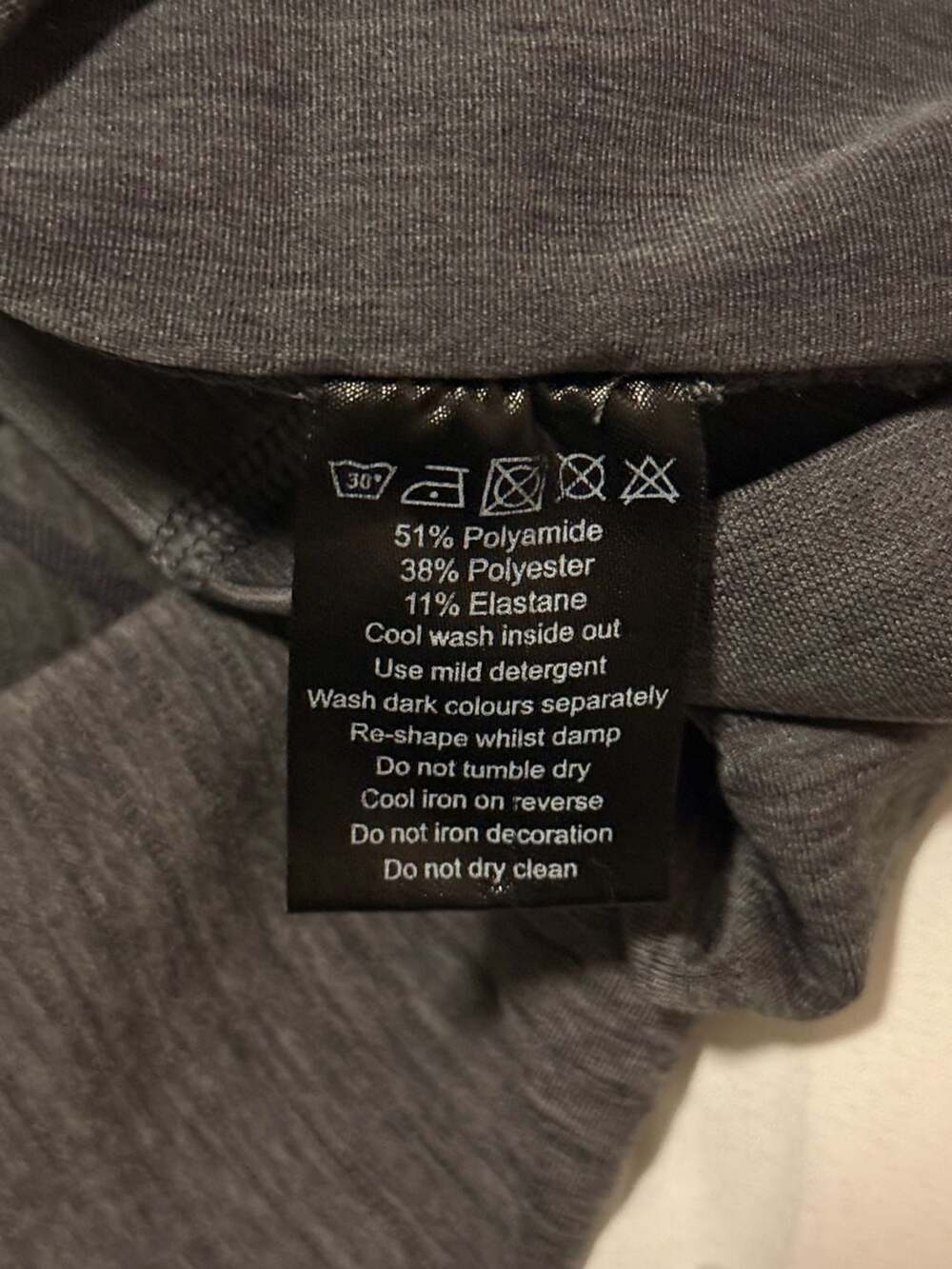 Alphalete Seamless Leggings Charcoal Grey Size S - Picture 6 of 6